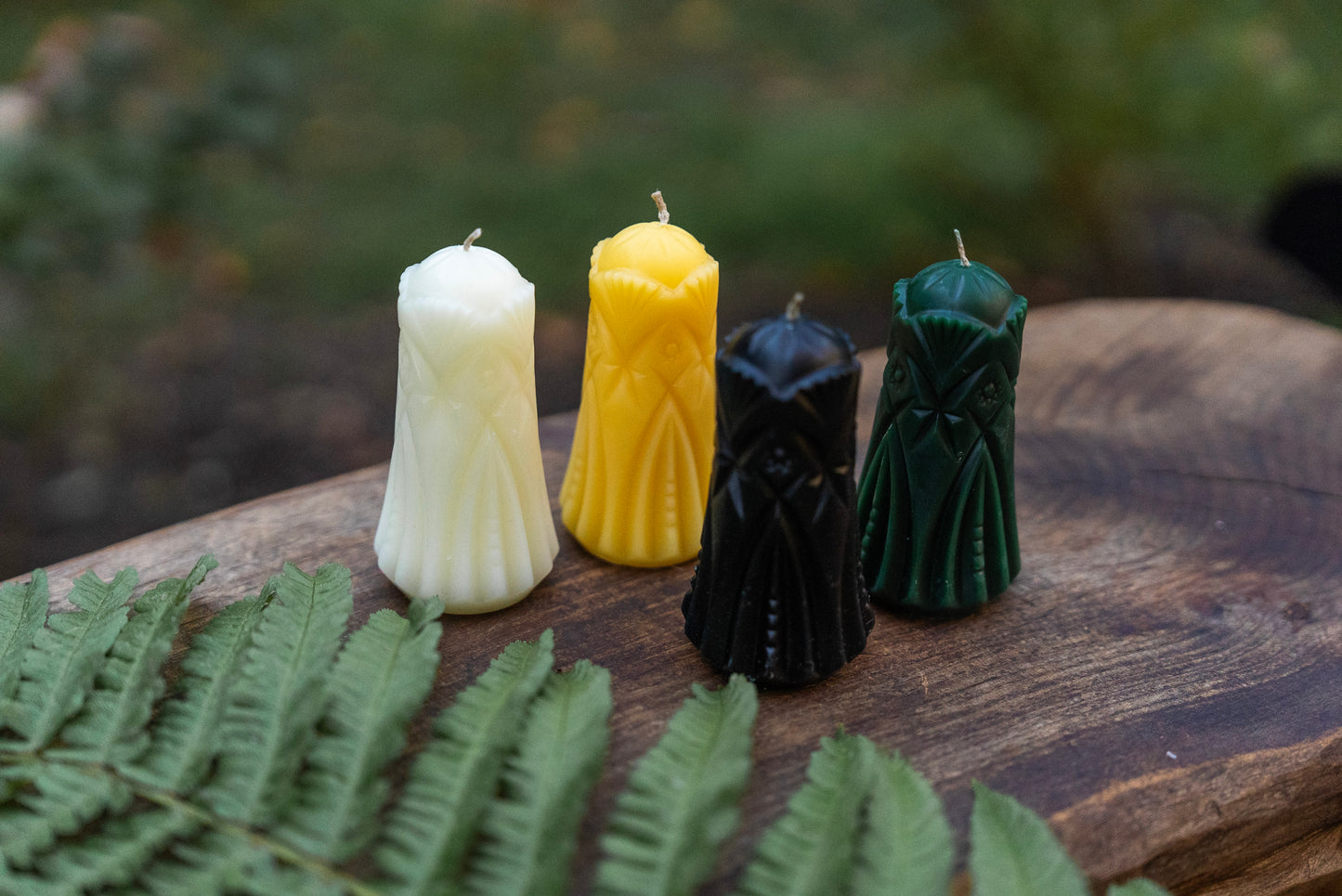 Crystal Shaker Beeswax Candle