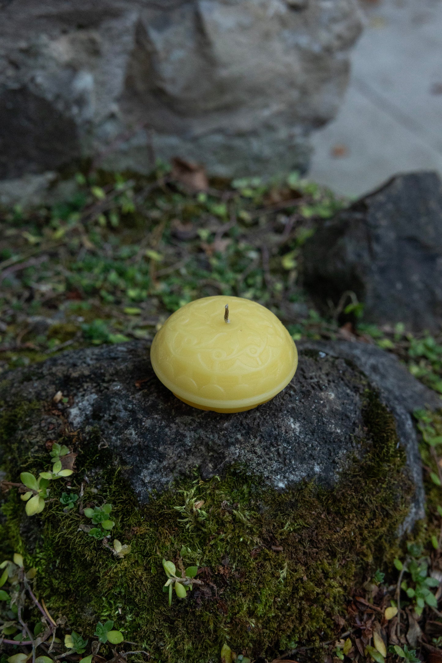 The Floating Beeswax Candle